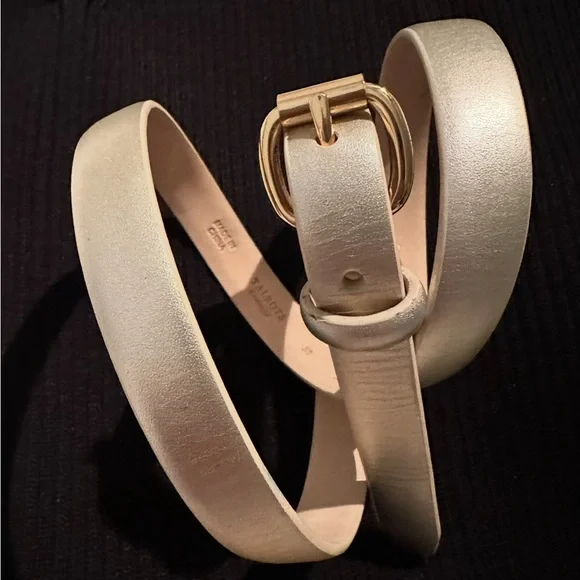 Talbots Slim Genuine Leather Belt - Picture 2 of 5